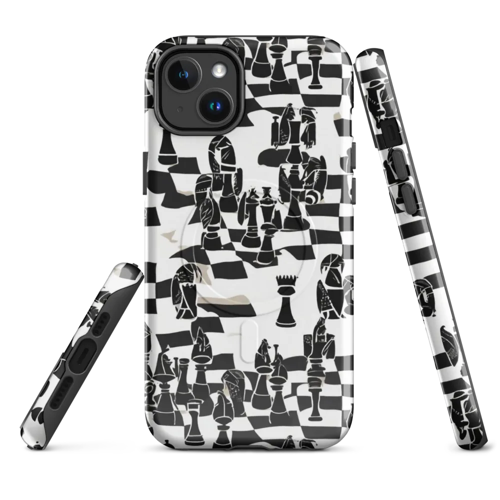 Black Queen on MagSafe Tough Case for iPhone® — Front