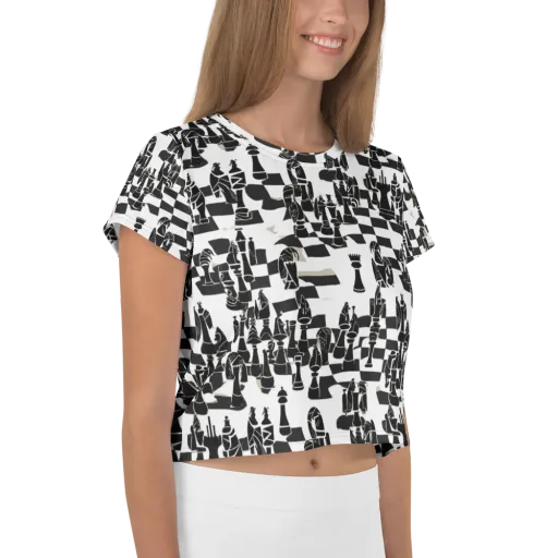 Black Queen on a Crop Tee