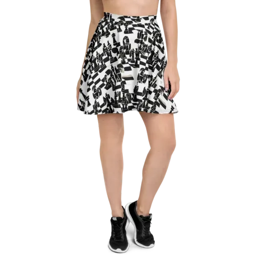 Black Queen on a Skater Skirt