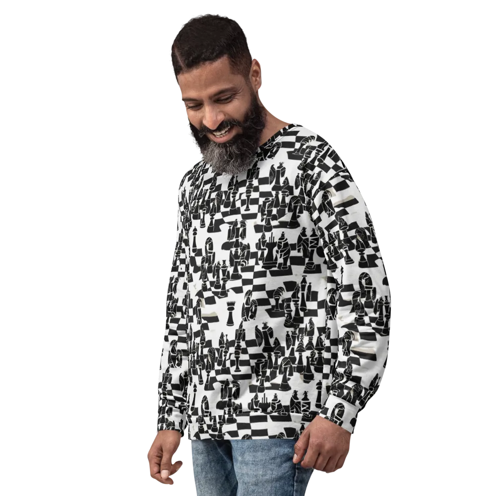 Black Queen on Sweatshirt — Left Front