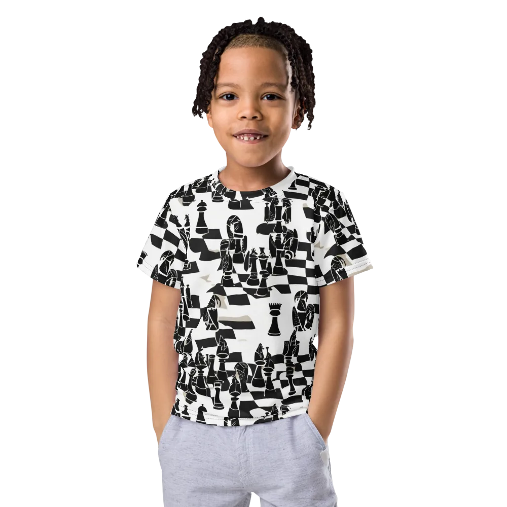Black Queen on Kids Crew Neck T-Shirt — Front