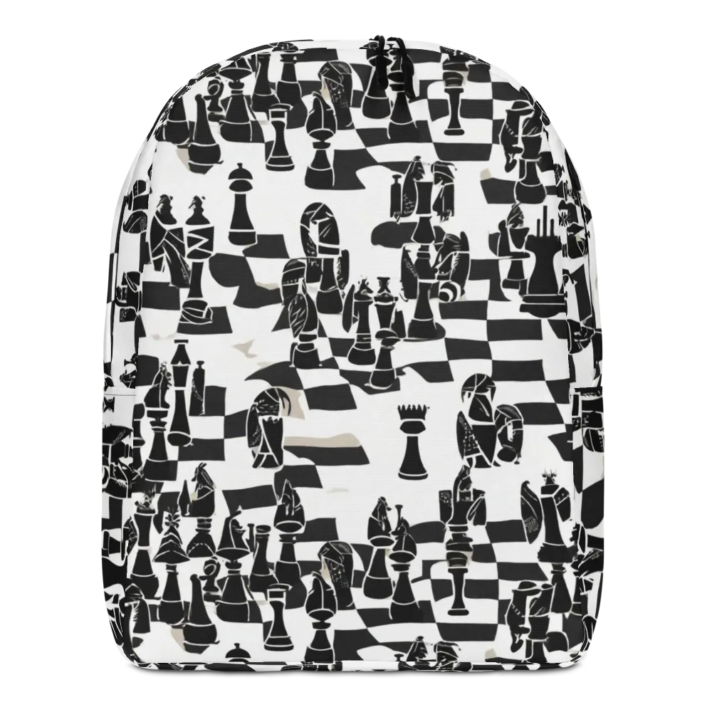 Black Queen on Minimalist Backpack — Front