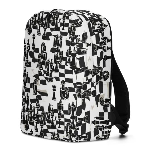 Black Queen on a Minimalist Backpack