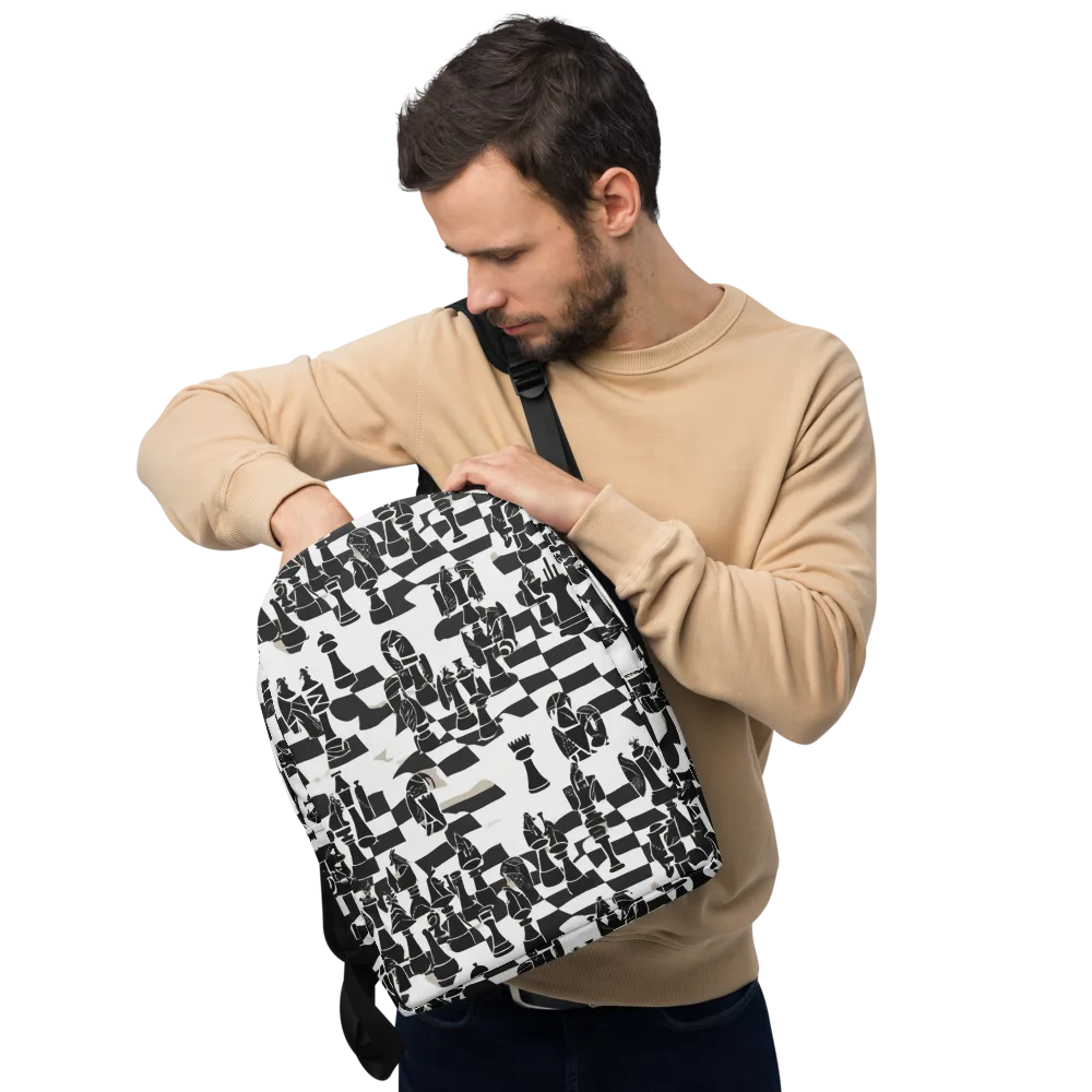 Black Queen on Minimalist Backpack — Front