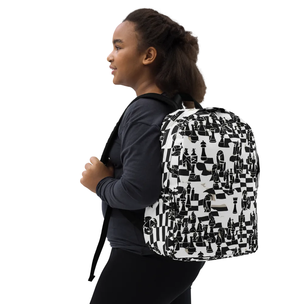 Black Queen on Minimalist Backpack — Right Front