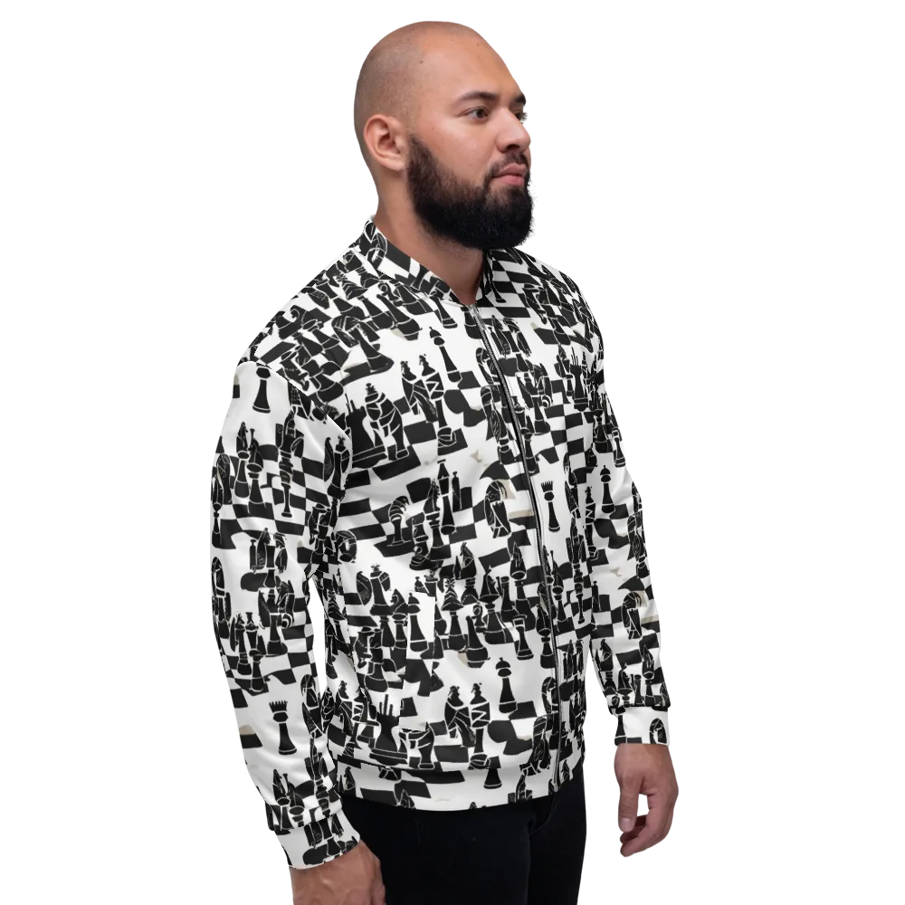 Black Queen on Bomber Jacket — Right