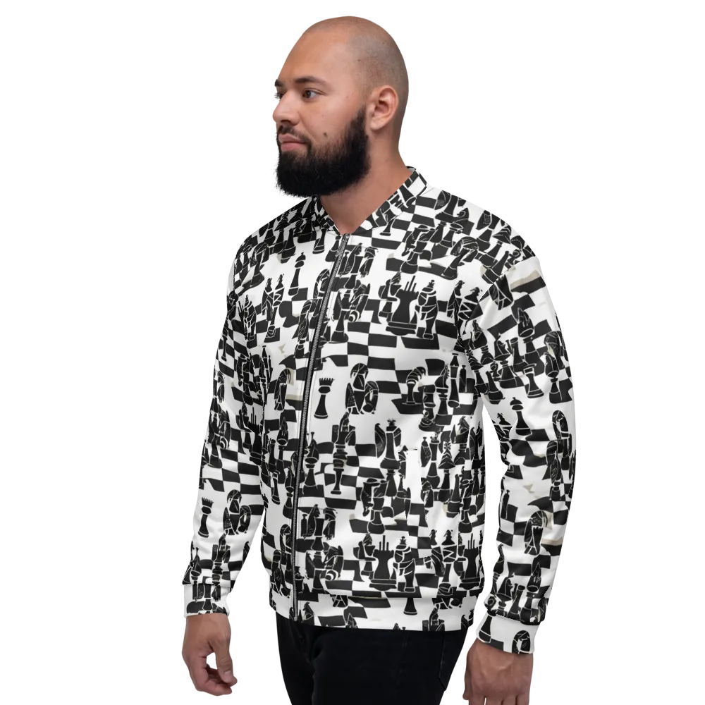 Black Queen on Bomber Jacket — Left