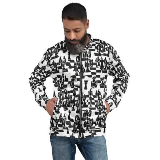 Black Queen on a Bomber Jacket
