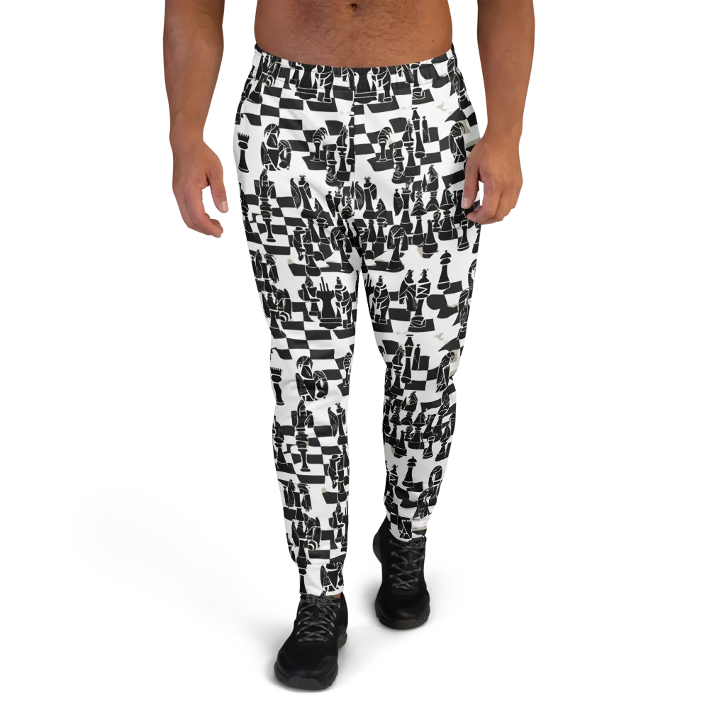 Black Queen on Men's Joggers — Front