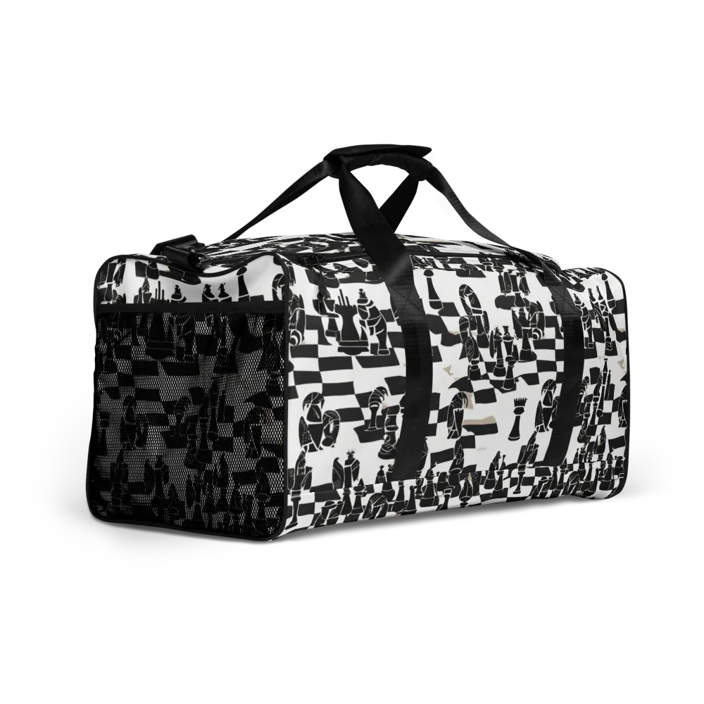Black Queen on Duffle Bag — Right Front