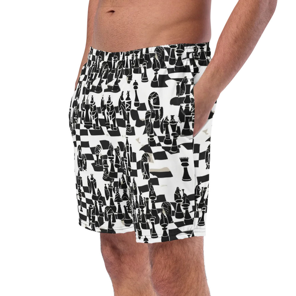 Black Queen on Swim Trunks — Left Front