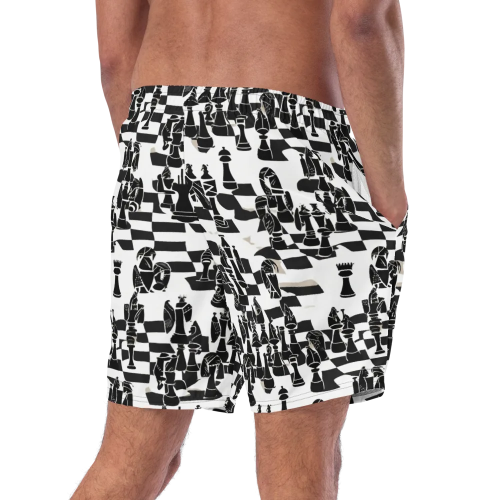 Black Queen on Swim Trunks — Right Back