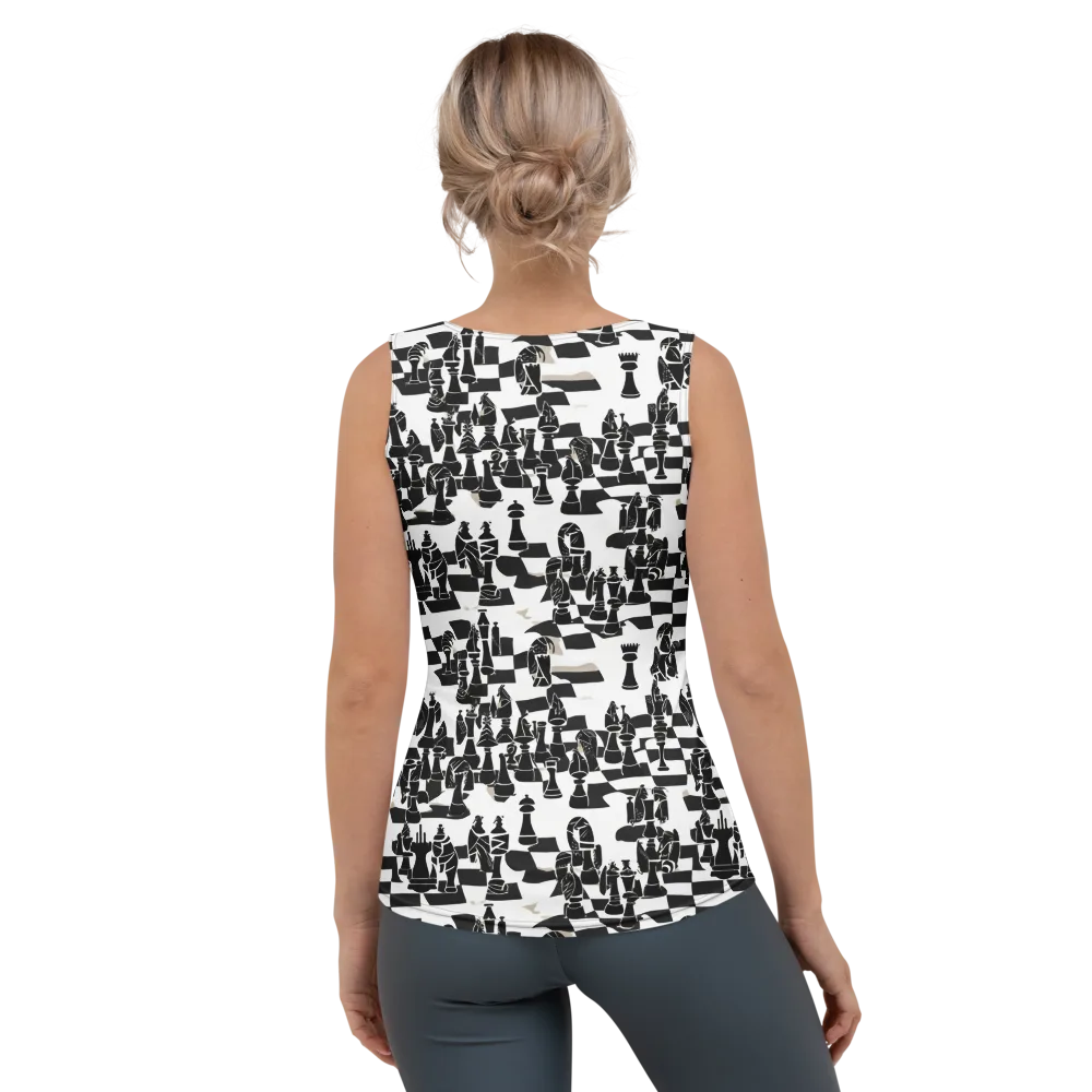 Black Queen on Women's Tank Top — Back