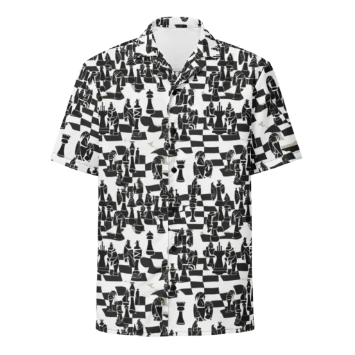 Black Queen on a Button Shirt