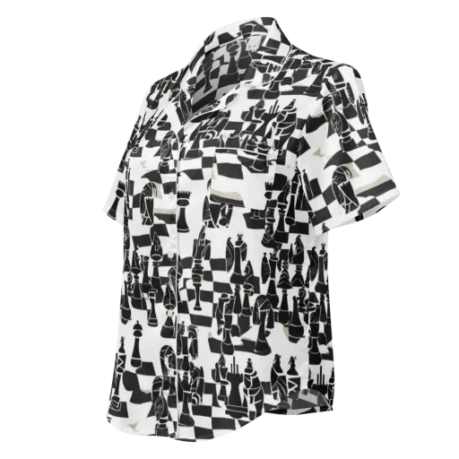 Black Queen on a Women's Short Sleeve Pajama Top