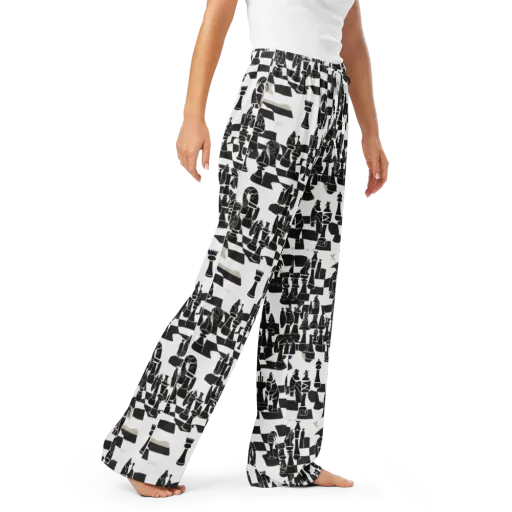Black Queen on a Women's Pajama Pants