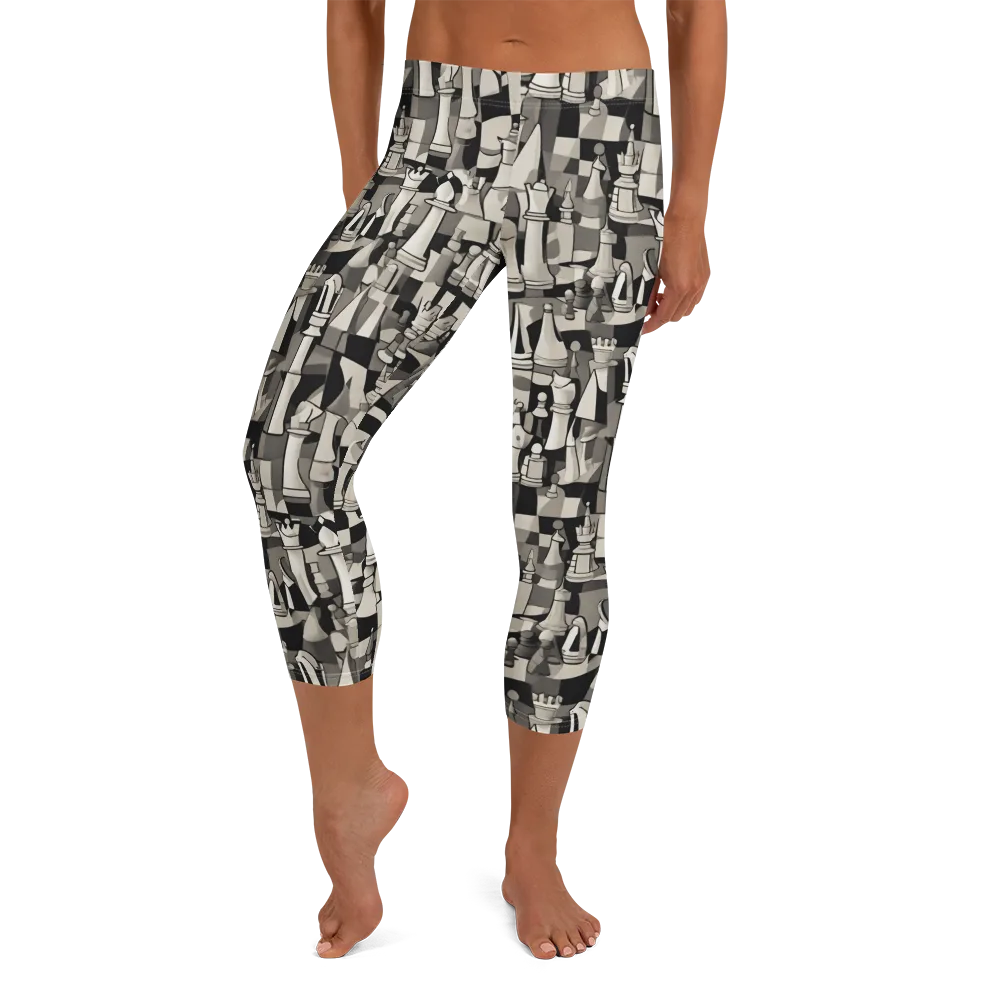 Endgame Garden on Capri Leggings — Front