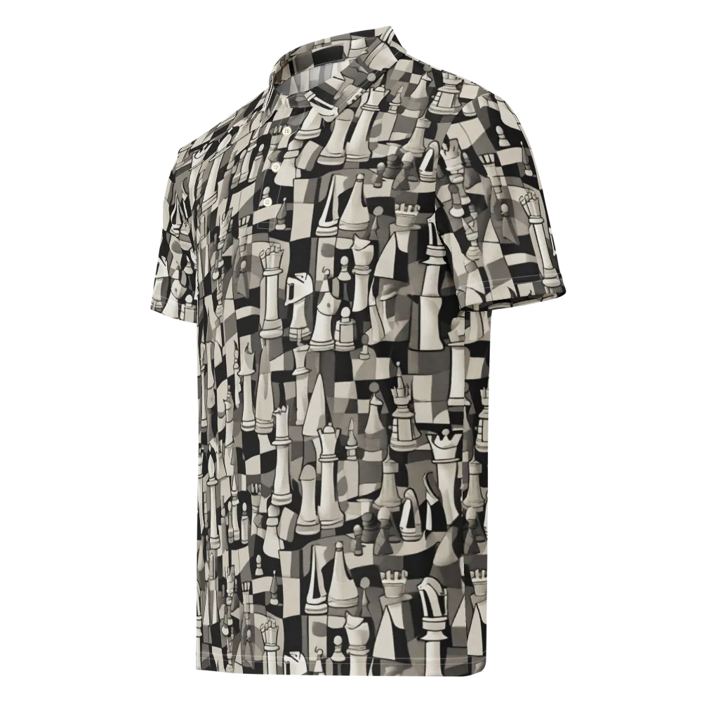 Endgame Garden on Men's Slim Fit Polo Shirt — Left Front