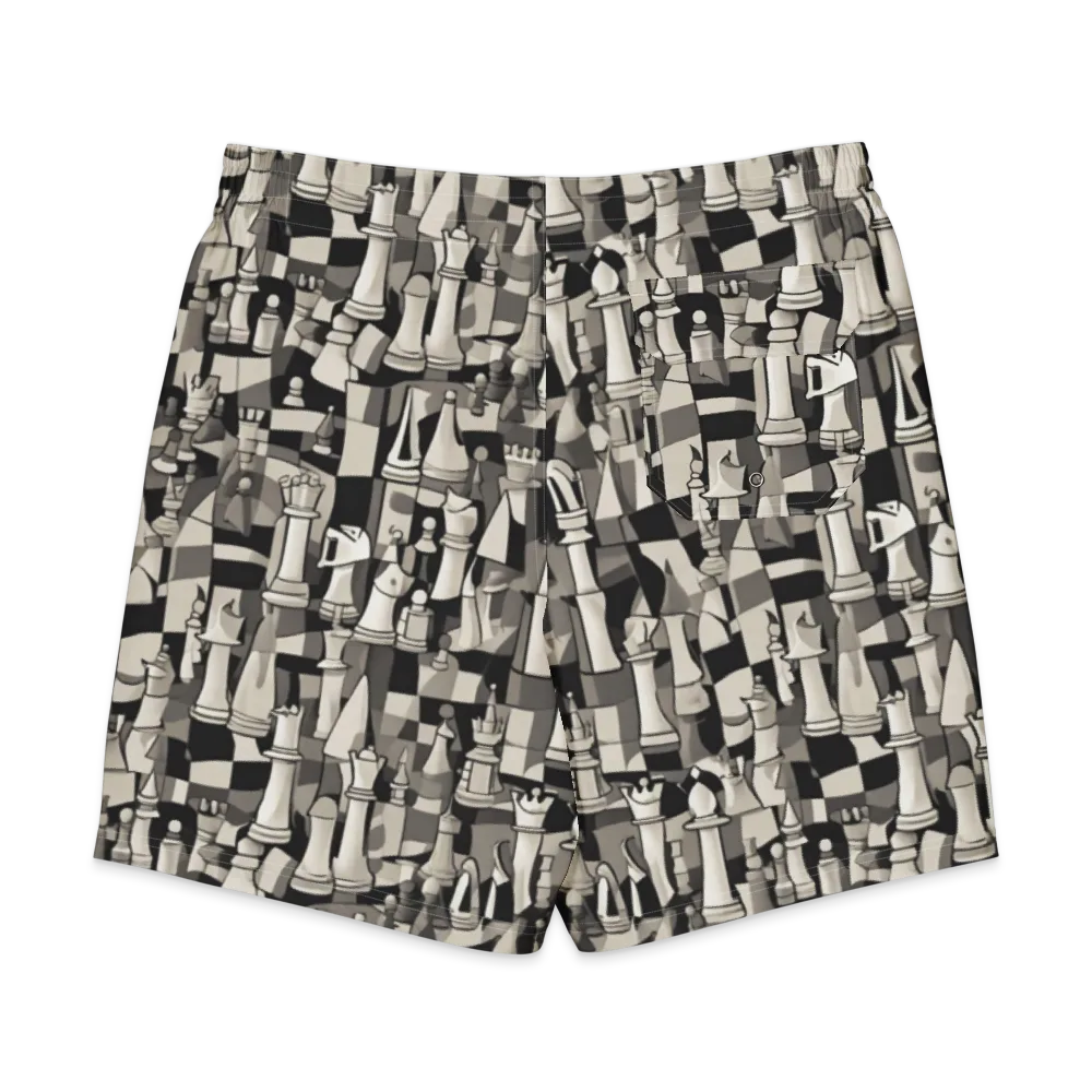Endgame Garden on Men's Board Shorts — Back
