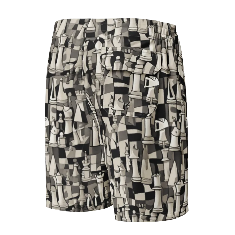Endgame Garden on Men's Board Shorts — Back