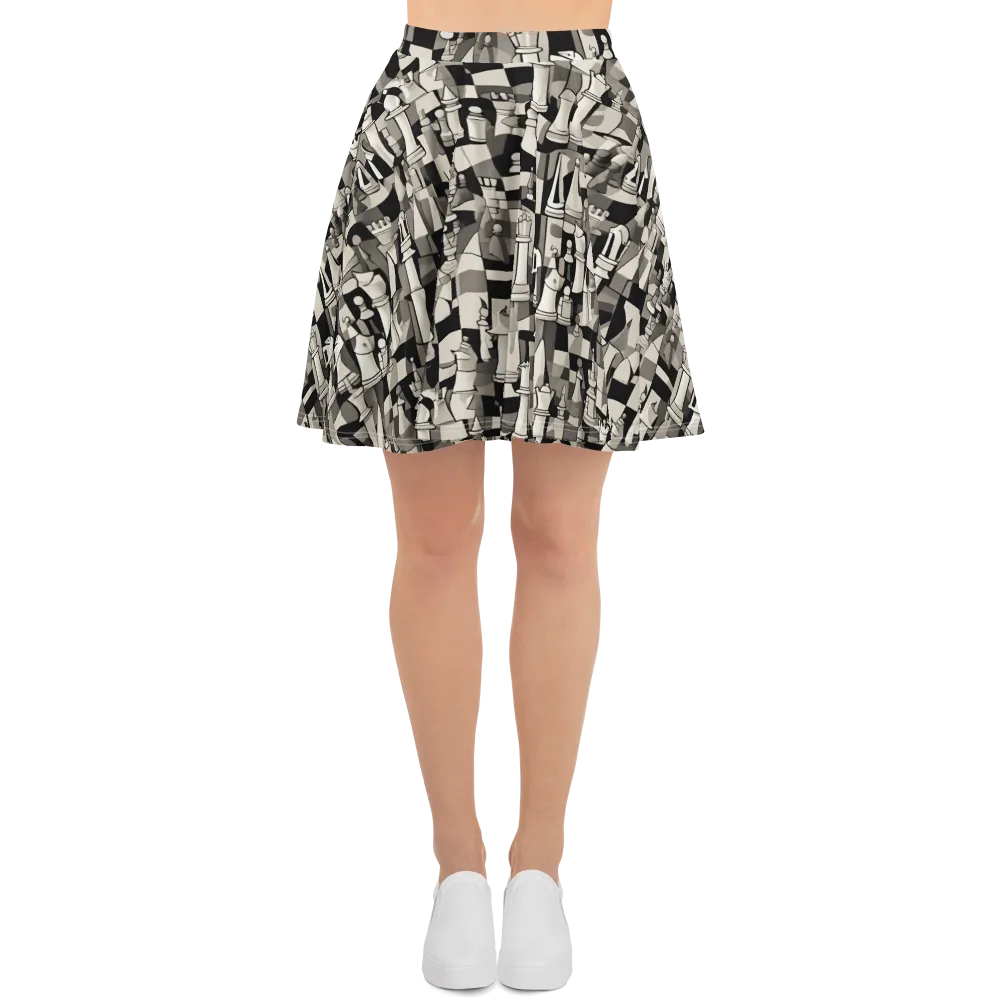 Endgame Garden on Skater Skirt — Front