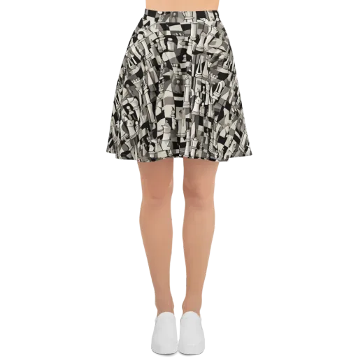 Endgame Garden on a Skater Skirt