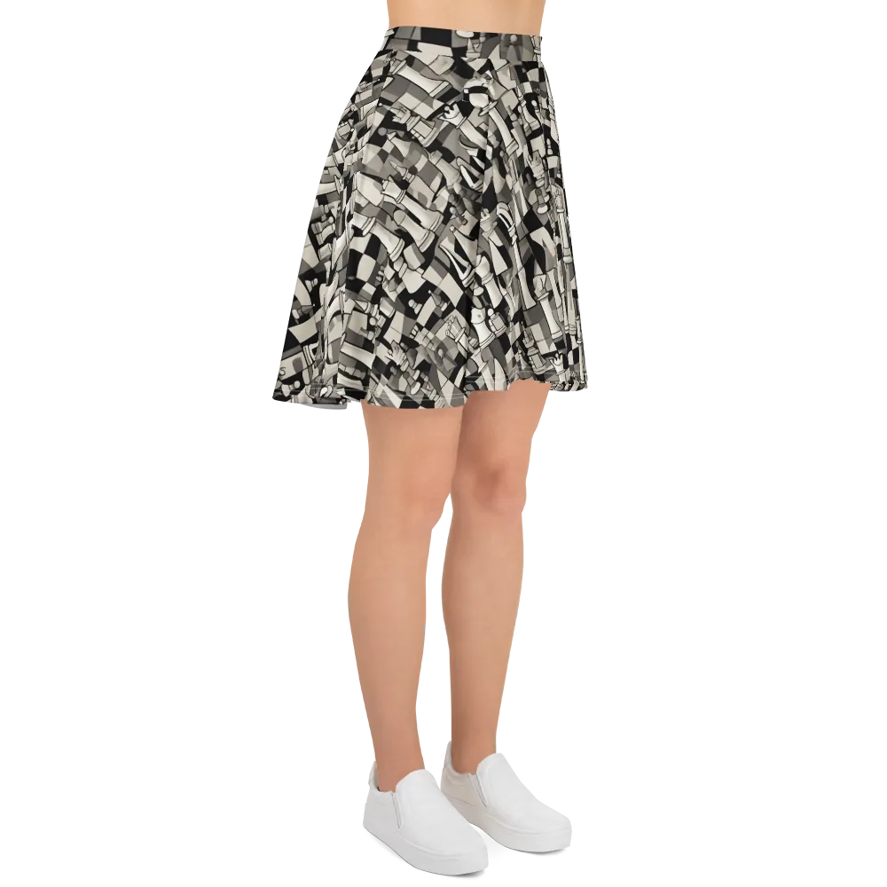 Endgame Garden on Skater Skirt — Right