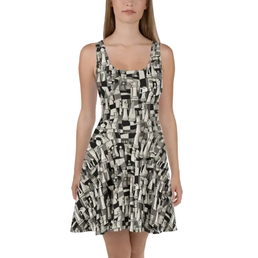 Endgame Garden on a Skater Dress
