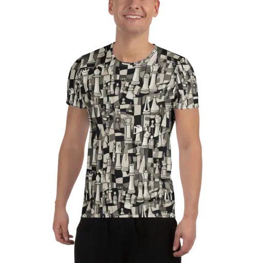 Endgame Garden on a Men's Athletic T-Shirt