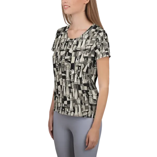 Endgame Garden on a Women's Athletic T-Shirt