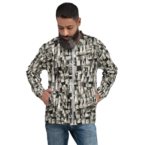 Endgame Garden on a Bomber Jacket