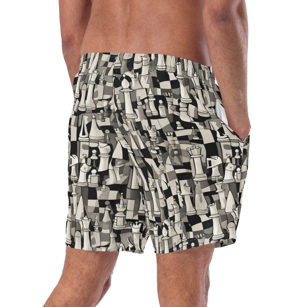Endgame Garden on Swim Trunks — Right Back