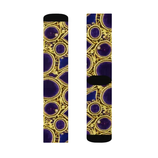 Gilded Midnight on a Socks