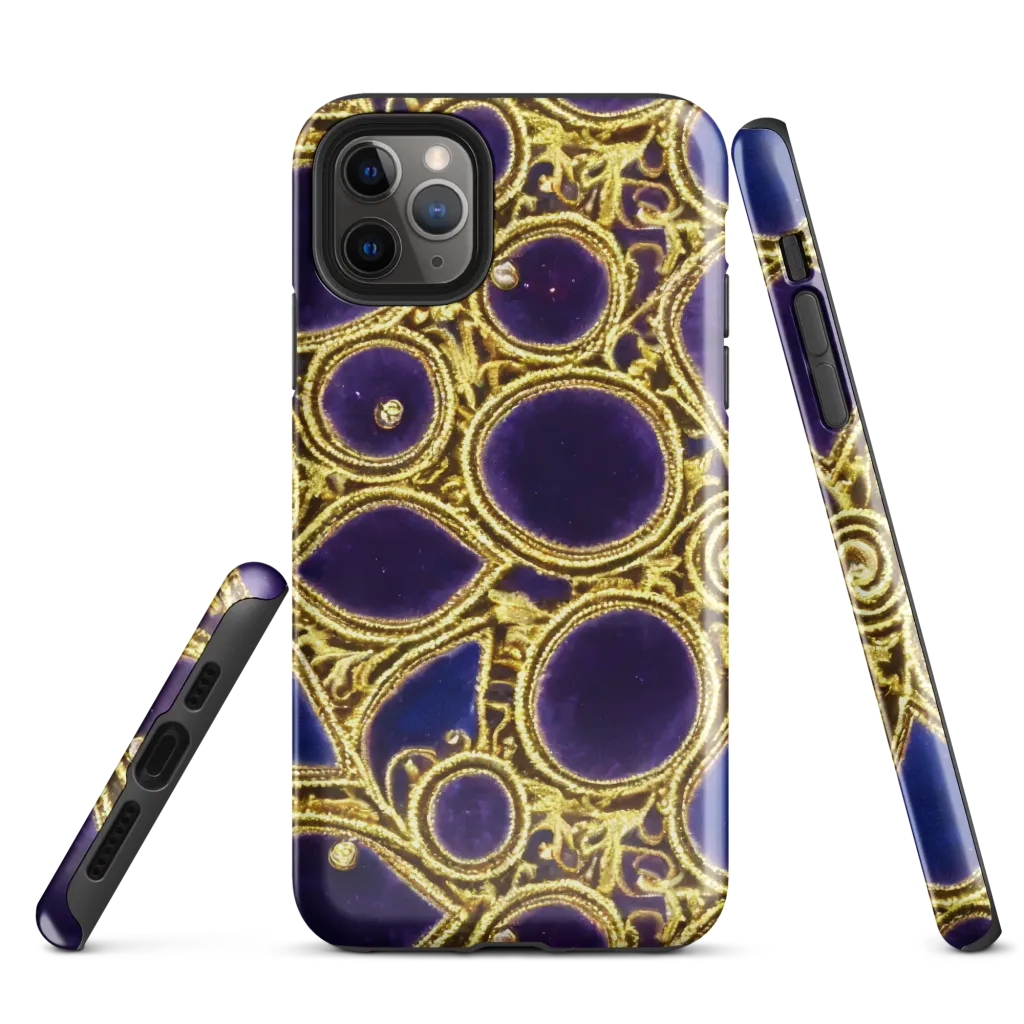 Gilded Midnight on Tough Case for iPhone® — Front