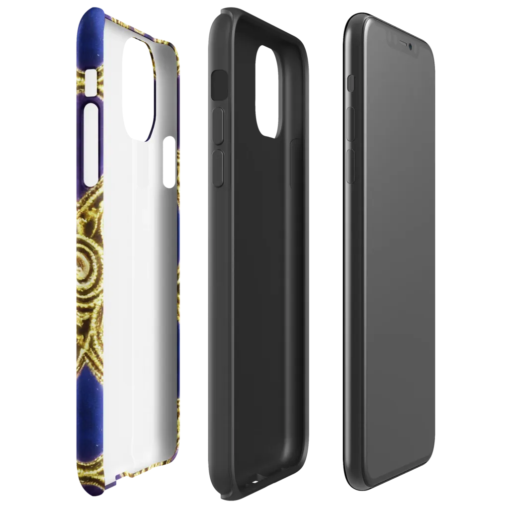 Gilded Midnight on Tough Case for iPhone® — Right