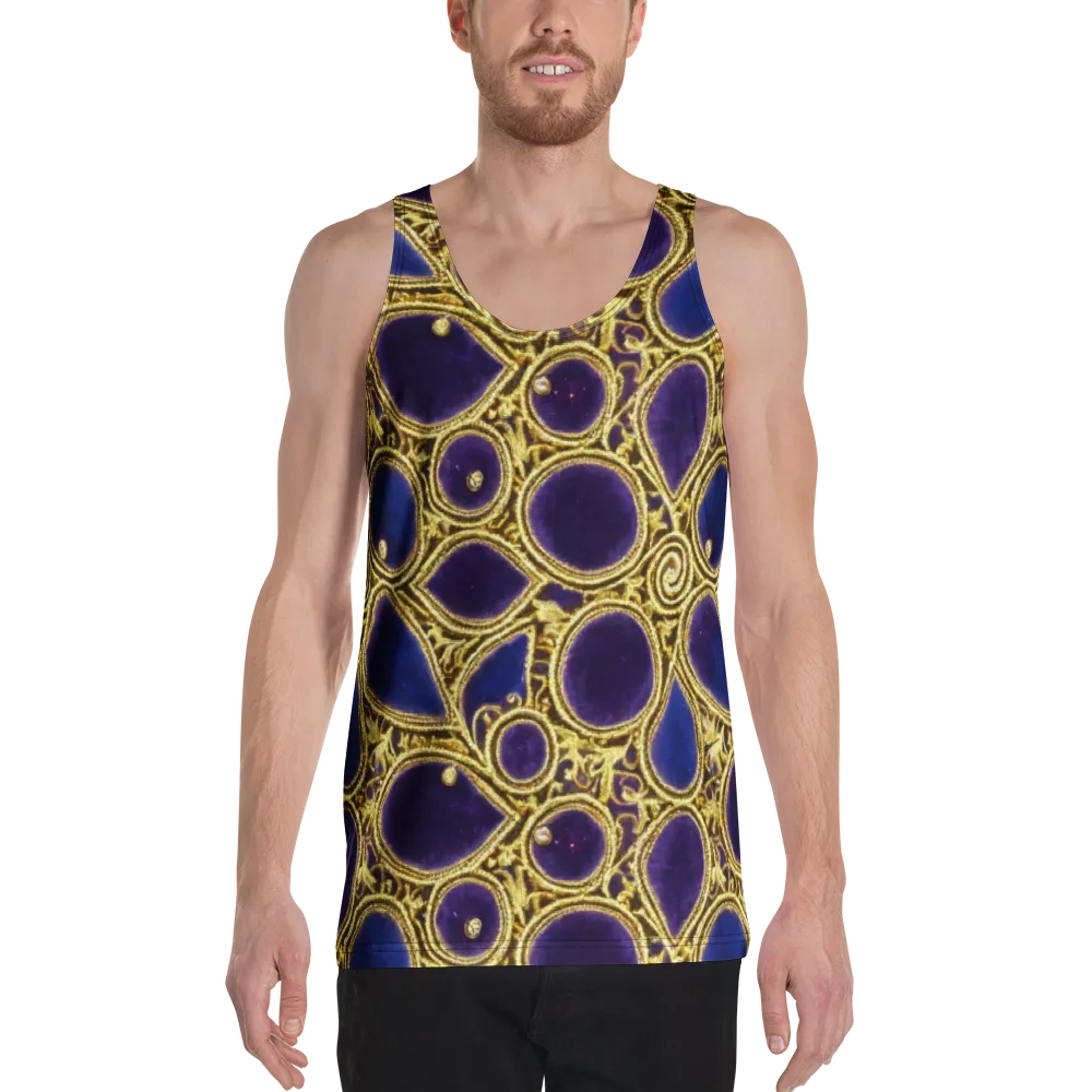 Gilded Midnight on Men's Tank Top — Front