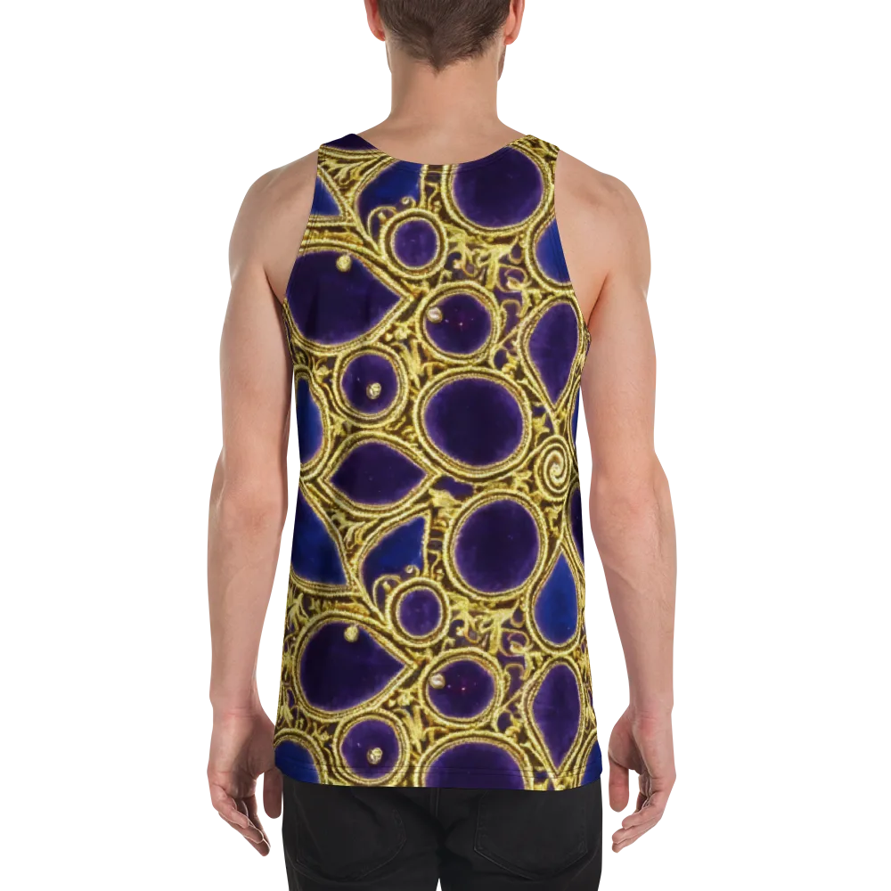 Gilded Midnight on Men's Tank Top — Back