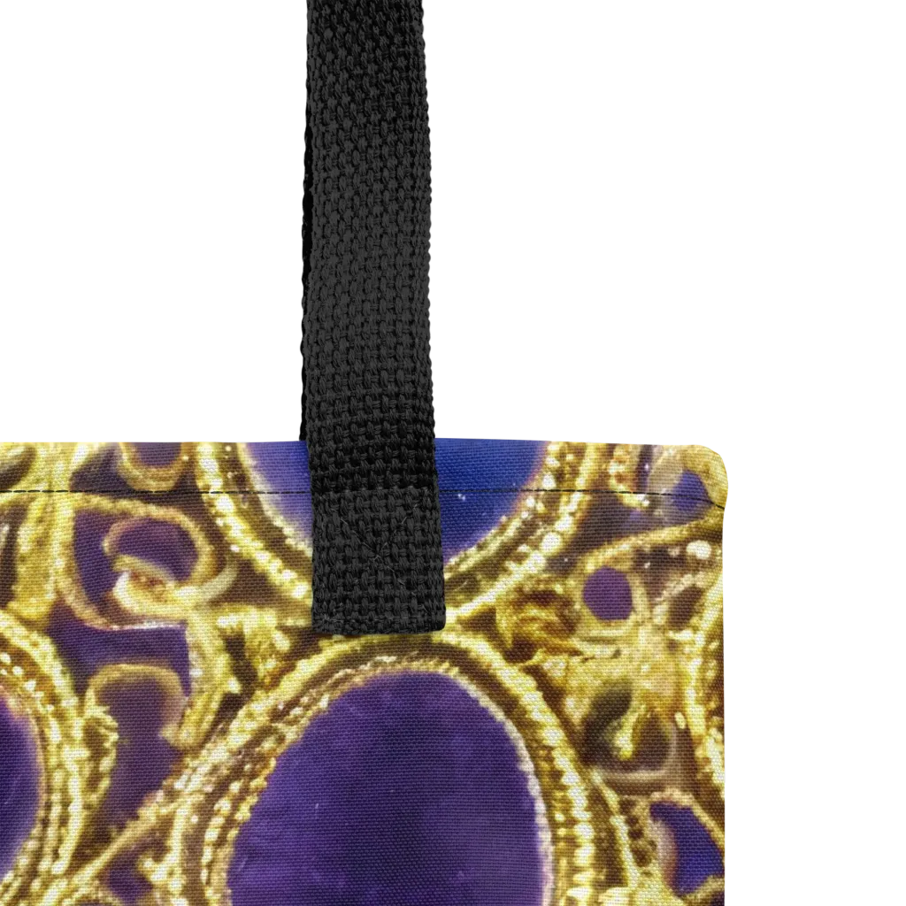 Gilded Midnight on Tote Bag — Product details