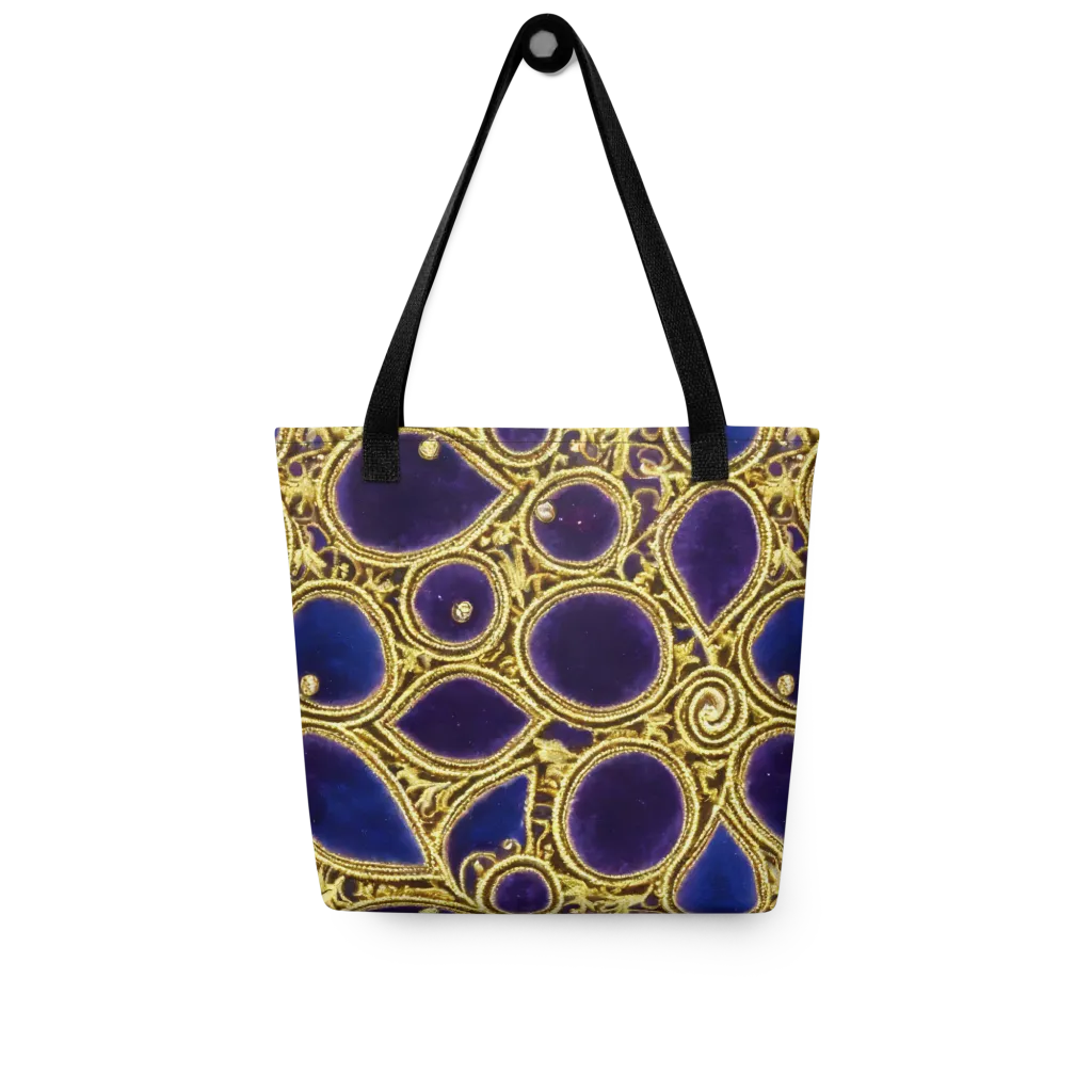 Gilded Midnight on Tote Bag — Front