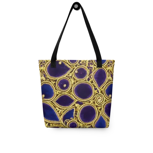 Gilded Midnight on a Tote Bag