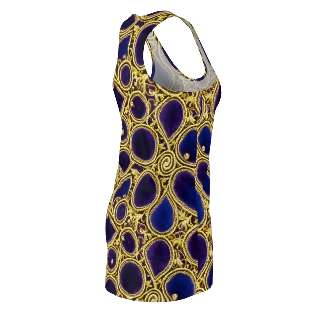 Gilded Midnight on Racerback Dress — Back Side