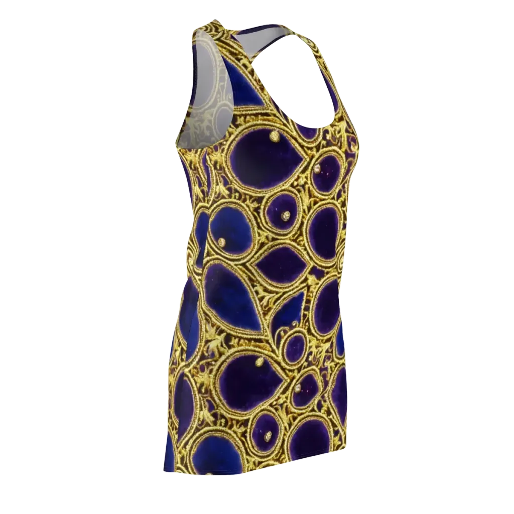 Gilded Midnight on Racerback Dress — Front Side