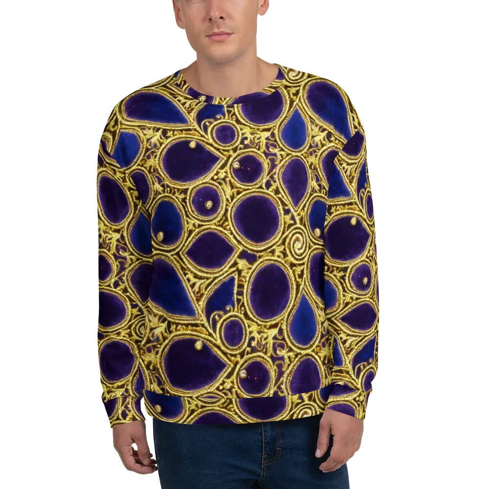 Gilded Midnight on Sweatshirt — Front