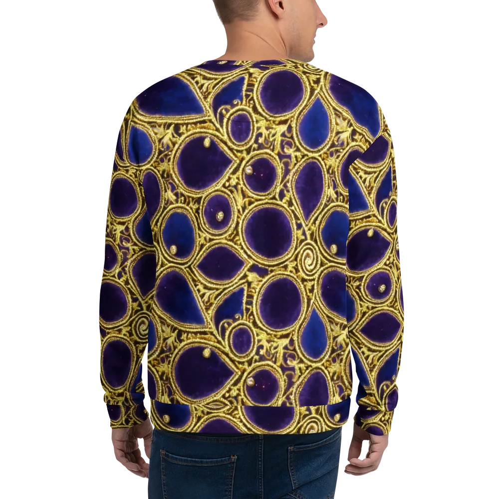 Gilded Midnight on Sweatshirt — Back
