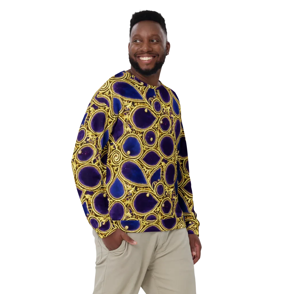 Gilded Midnight on Sweatshirt — Front