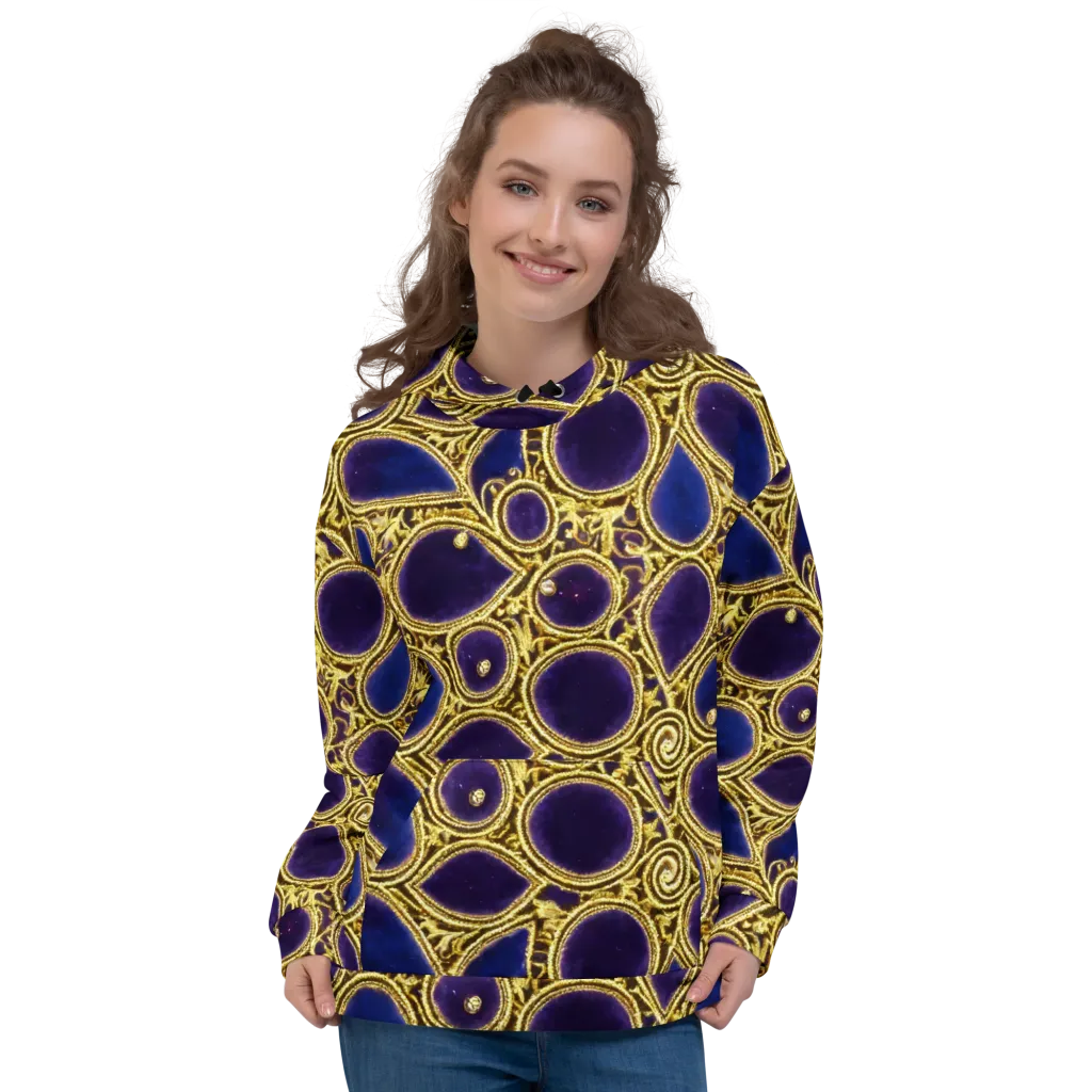 Gilded Midnight on Hoodie — Front