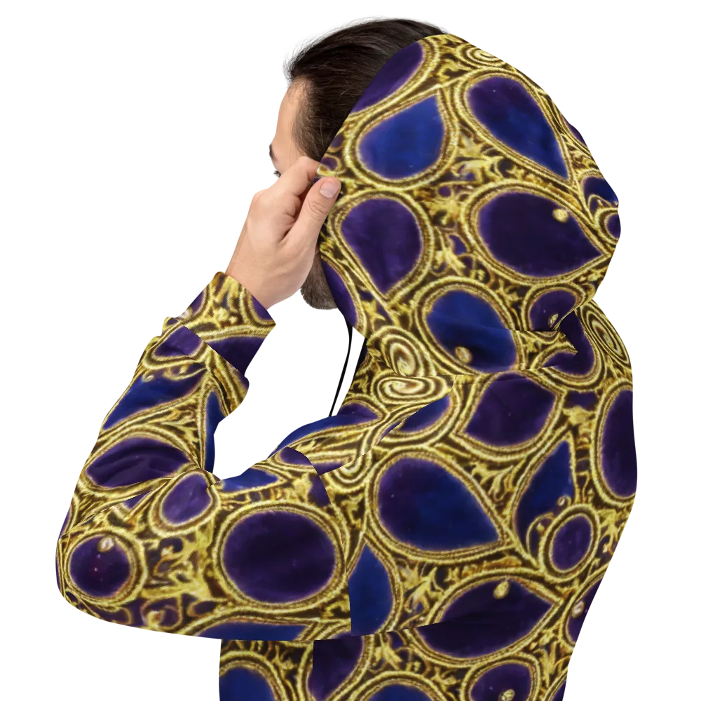 Gilded Midnight on Hoodie — Back