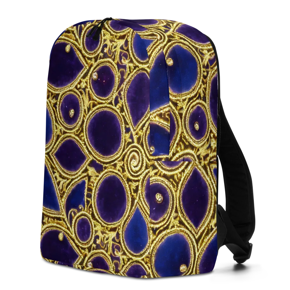 Gilded Midnight on Minimalist Backpack — Left