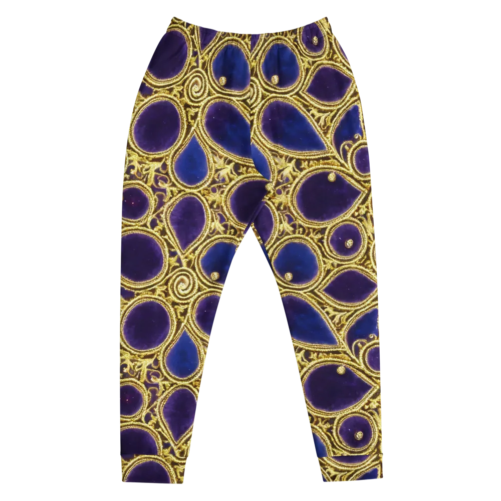 Gilded Midnight on Men's Joggers — Front