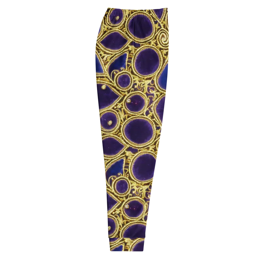 Gilded Midnight on Men's Joggers — Right